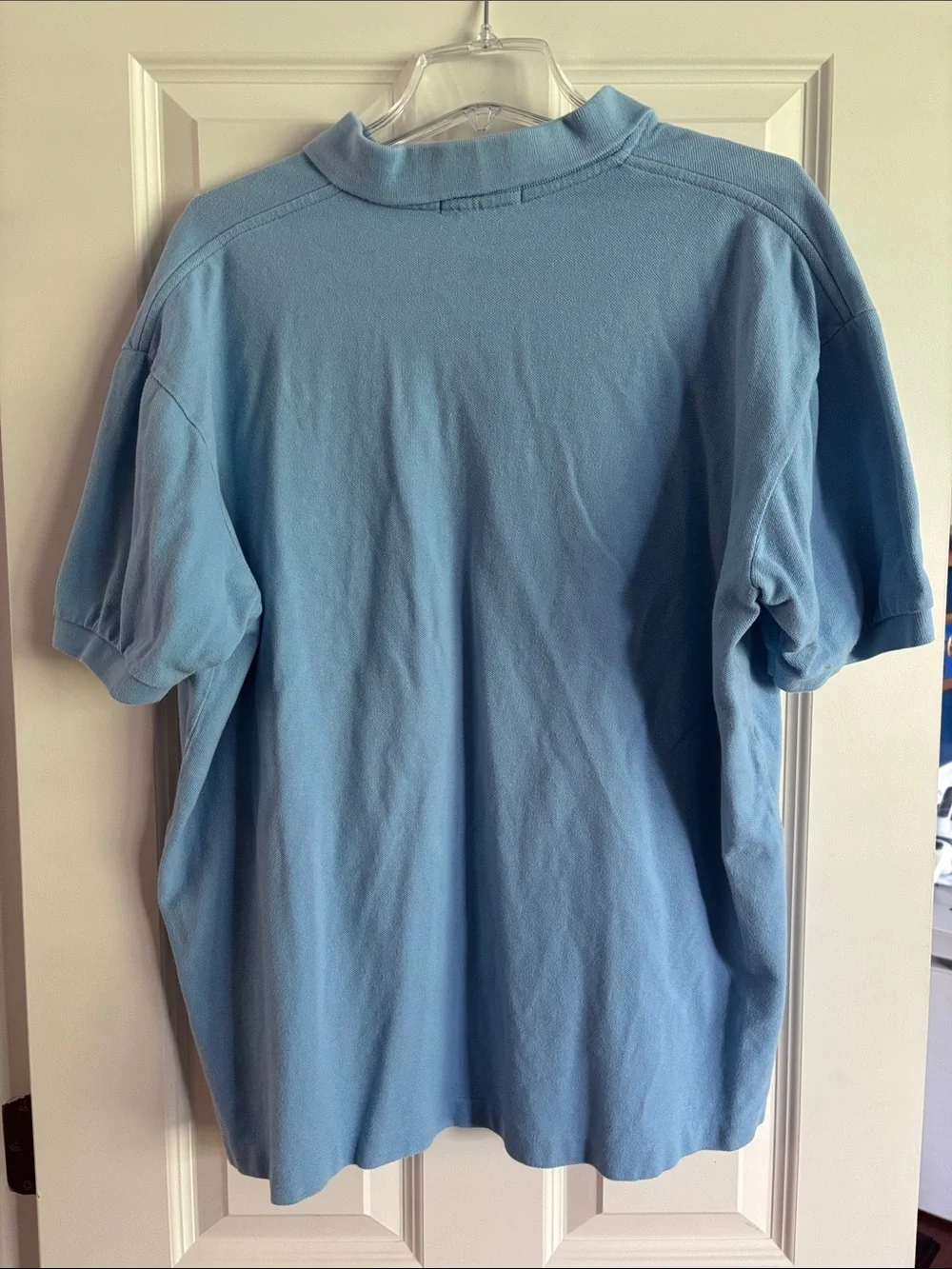Polo by Ralph Lauren Light Blue Polo with Red Logo